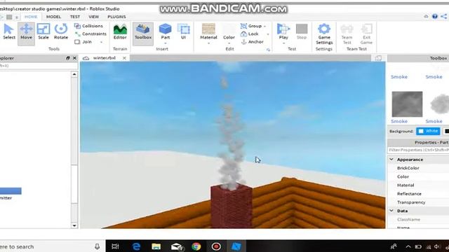 How to make an effect of smoke or rain(ROBLOX Studio) смотреть онлайн