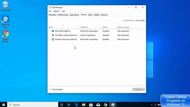 How to Disable Startup Programs on Windows 10 смотреть онлайн