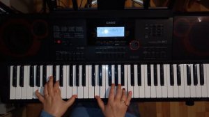 ABBA The Winner Takes It All" (кавер на синтезаторе)