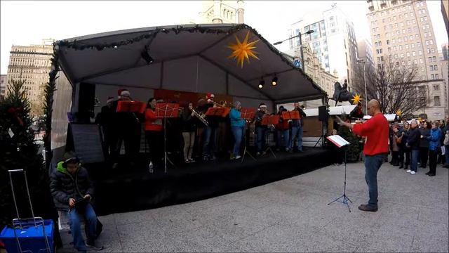 Trombone Christmas Philadelphia 2016 - Penn Band - Angels, From the Realms of Glory смотреть онлайн