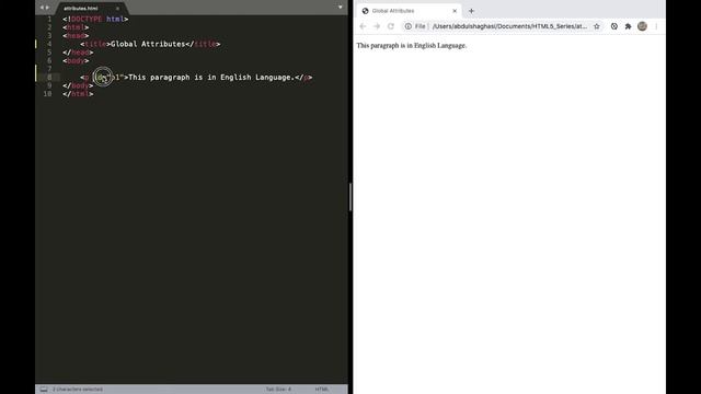 #7 - HTML Attributes | Web Development | Learn HTML [2020]