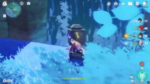 Watatsumi Island Waterfall 5 Cubes Rotation Puzzle Genshin Impact