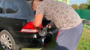 Как выправить бампер самому. ЧУДО ВОДА!