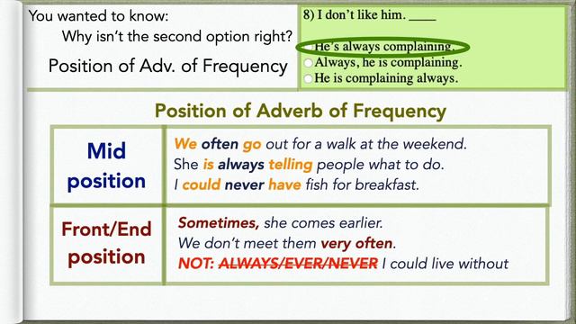 APTIS GrammarVocabulary - Lesson THREE - ONLINE COURSE