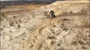 Встреча Suzuki DR 650 SE и Honda XR650R