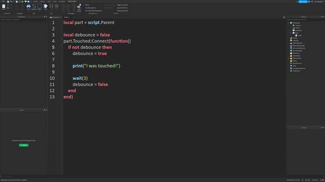 How to make a Cooldown with Debounce - Roblox Studio смотреть онлайн