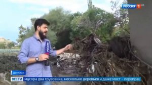 Селевой поток обрушился на селение Урма Левашинского района