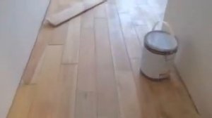 Подготовка пола к покрытию маслом и результат после масла