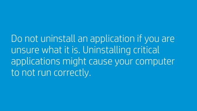 Remove Applications in Windows 10 | HP Computers | HP Support смотреть онлайн