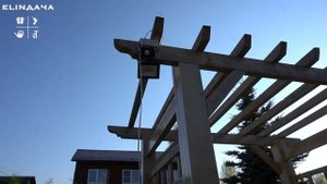 Садовая арка. Косяки. Покраска