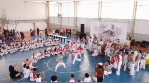 Batizado e troca de corda Multiplicarte Capoeira graduação corda vedde