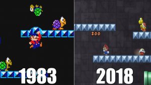 Эволюция серии игр Mario Bros. [1983-2018]