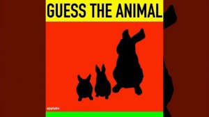 GUESS THE ANIMAL BY SHADOW QUIZ #2 - Short Animal Guessing Game