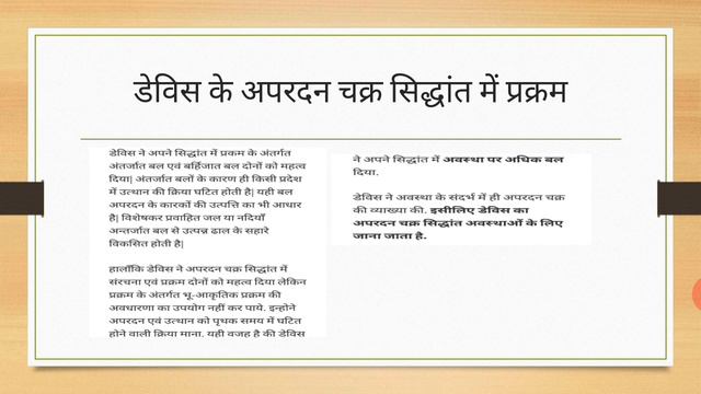 CYCLE OF EROSION {DEVIS THEORY } смотреть онлайн