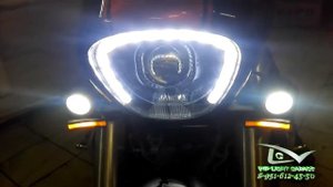 Suzuki Boulevard M109R Тюнинг оптики.