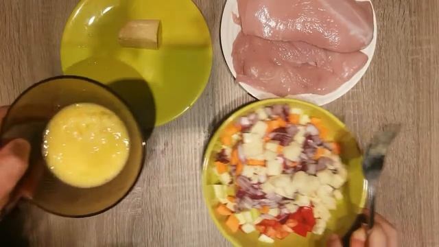 Филе индейки фаршированное овощами смотреть онлайн