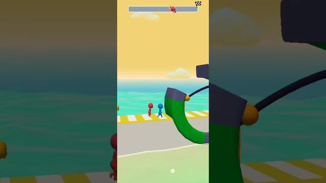 FunRace 3D, funny game, racer part 1,#short смотреть онлайн