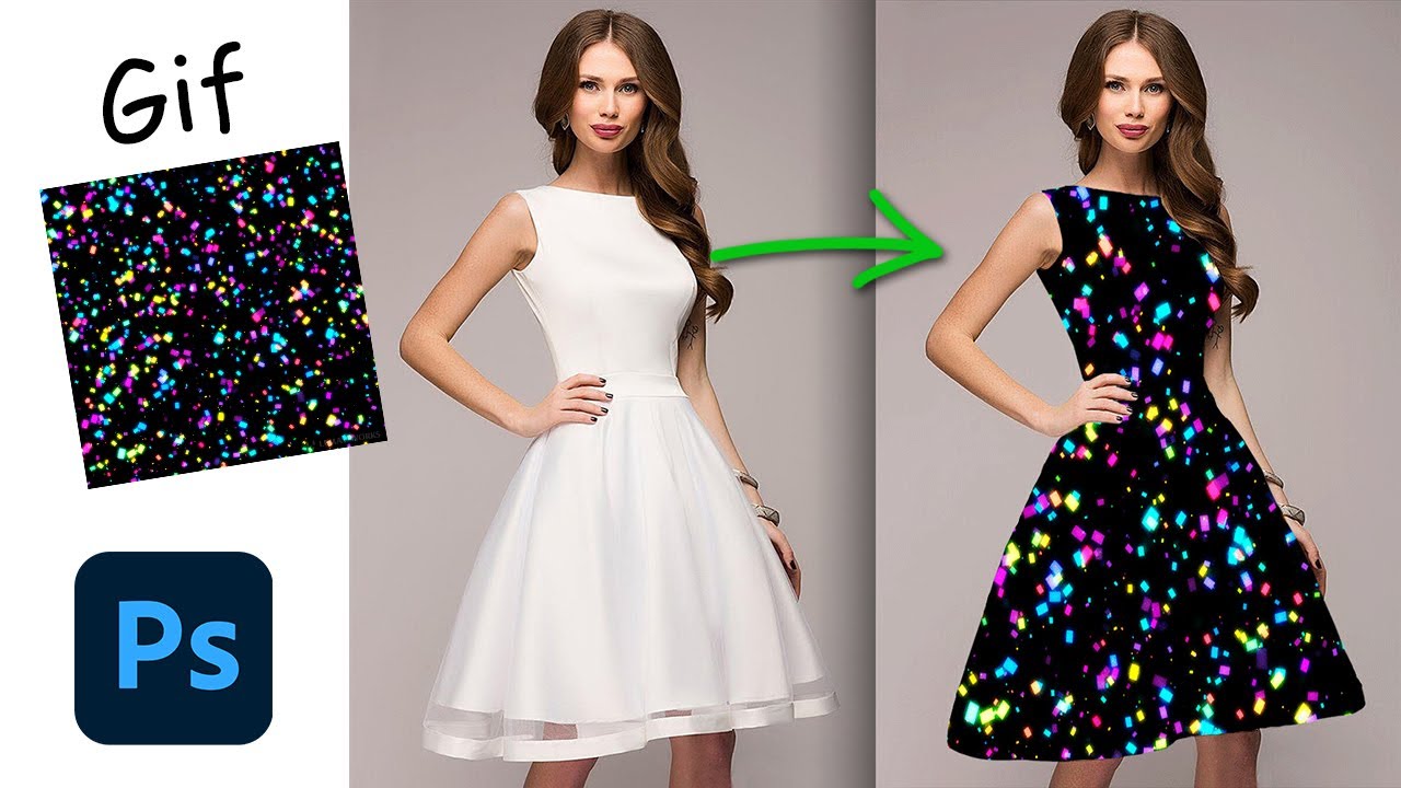 Как вставить гифку на картинку в фотошопе смотреть онлайн