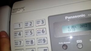 ПВСП #11 факс Panasonic