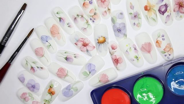 Презентация курса "Акварель на ногтях. Основы" смотреть онлайн