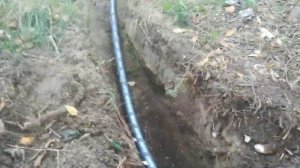 Прокладка трубы холодного водоснабжения с греющим кабелем
