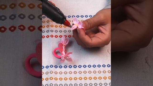 Cute hair clips/DIY ribbon hair accessories/ Заколки для волос DIY Hair Bow #shorts #shortsvideo