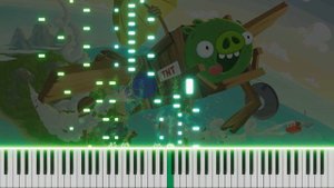 Bad Piggies Main Theme - Piano Tutorial / Cover (FREE MIDI)