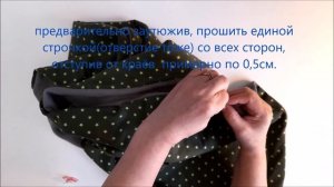 Как сшить шарф - снуд // DIY // Шарф - снуд с запахом