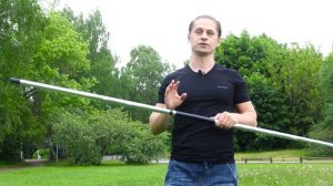 С чего начать фристайл шестом (бо) Разбор удара сверху-вниз