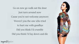 Demi Lovato I Will Survive Lyrics