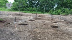 Строю столбчатый фундамент под домик 6*3 на даче своими руками. Часть 1