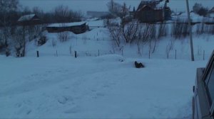 Зимние забавы пенсионеров