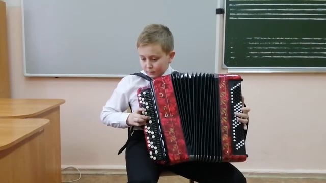 Терентьев Дмитрий, баян. ЧДМШ 2 ИМ.В.П.ВОРОБЬЕВА. Российская кадриль.