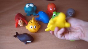 Детская игрушка для купания, резиновые игрушки для купания, обзор