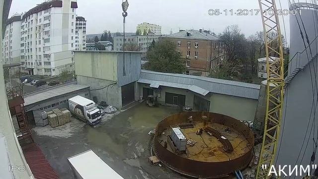 Монтаж резервуара РВС-2500