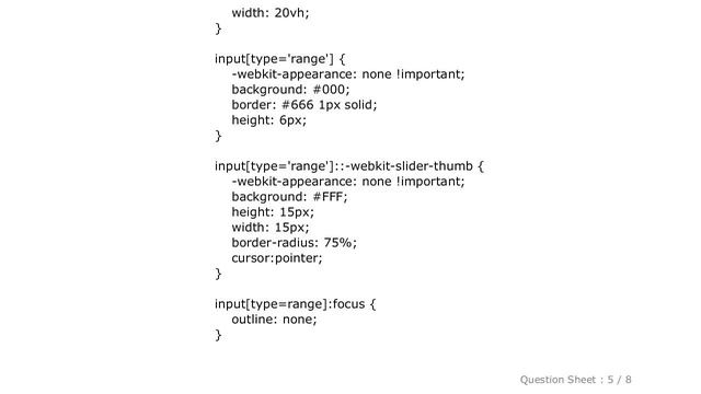 HTML : Input type range slider thumb not moveable in Google Chrome смотреть онлайн