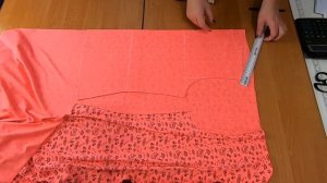 Как сшить гольфик  за 30 минут без выкройки на любой размер. Раскрой сразу на ткани.mp4