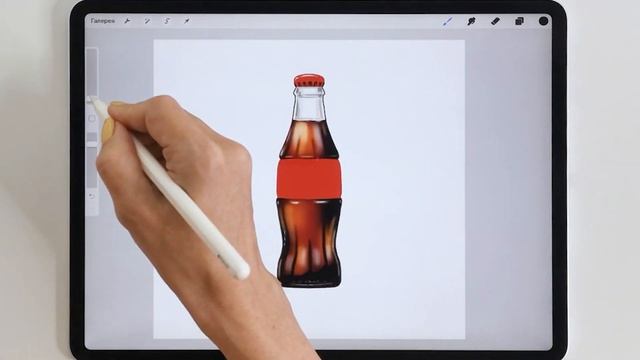 Уроки Procreate. 93. Как нарисовать бутылку Coca-Cola смотреть онлайн