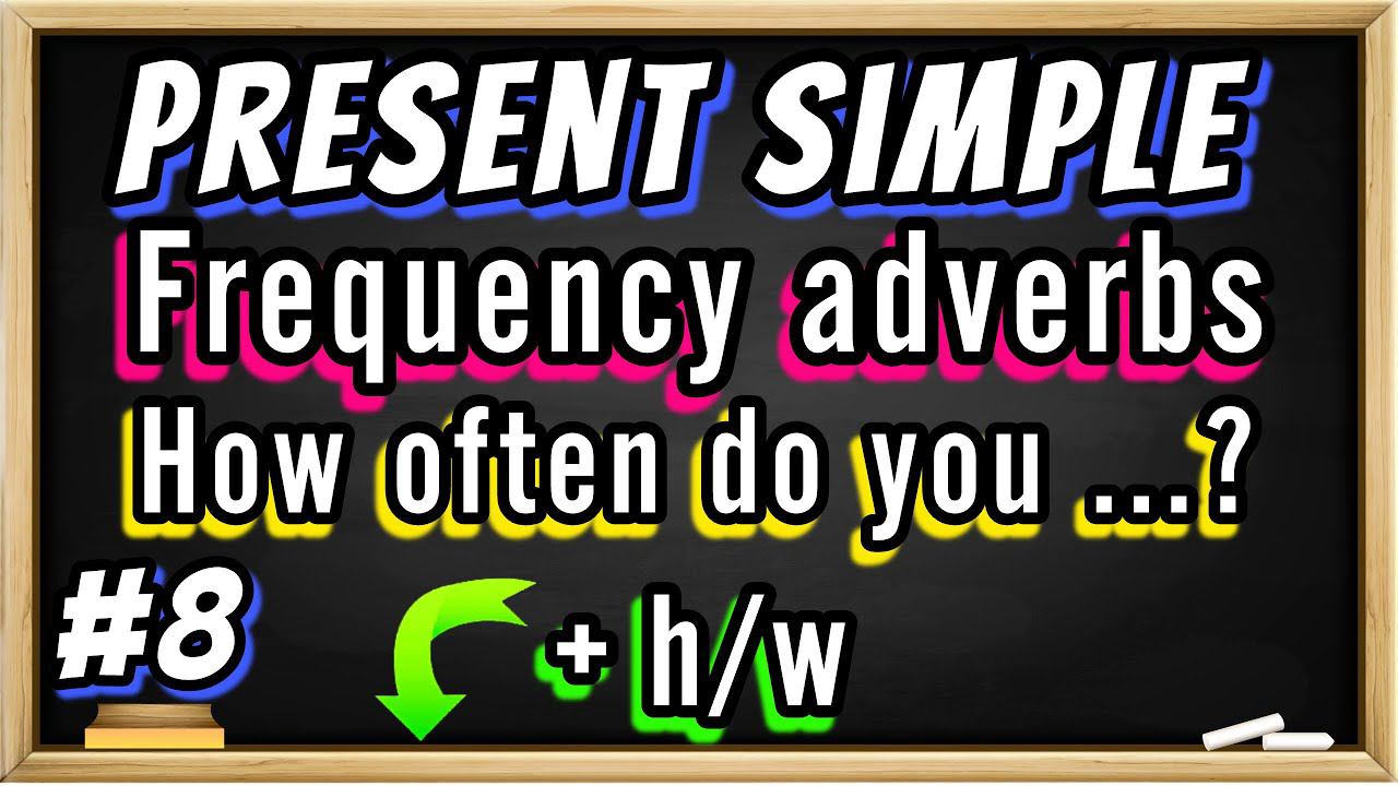 Английский с нуля, урок 8 (Present Simple; frequency adverbs - частотные наречия)