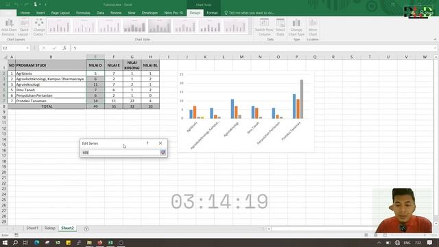 Membuat Grafik Dengan Microsoft Excel 2016 | #belajarexcel #microsoftexcel смотреть онлайн