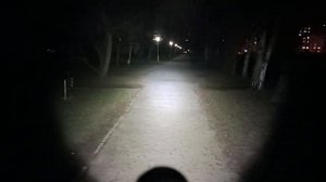 Armytek Dobermann фонарь Тест ночью