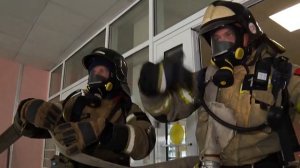 Пожарная тревога в Ангарской гимназии №1