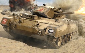 Crusader II Британский средний крейсерский танк