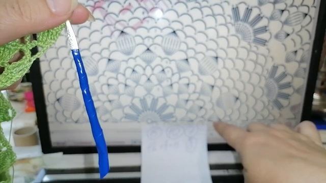 Салфетка-веер или шаль "Кружевница" 1 Часть. Мастер класс. смотреть онлайн