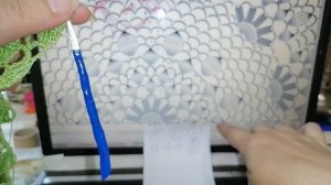 Салфетка-веер или шаль "Кружевница" 1 Часть. Мастер класс.