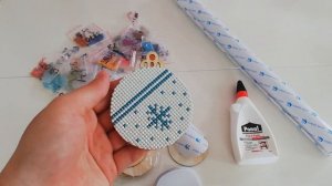 Елочные игрушки. Рождественское украшение. Алмазная мозаика // алмазная вышивка. Diamond painting.