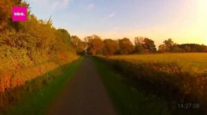 велотренажер тренировка - виртуальный пейзаж - беговая дорожка тренажер (Котсуолдс, Великобритания)