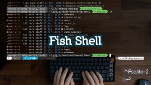 Мой терминал с Fish Shell. Немного цвета.