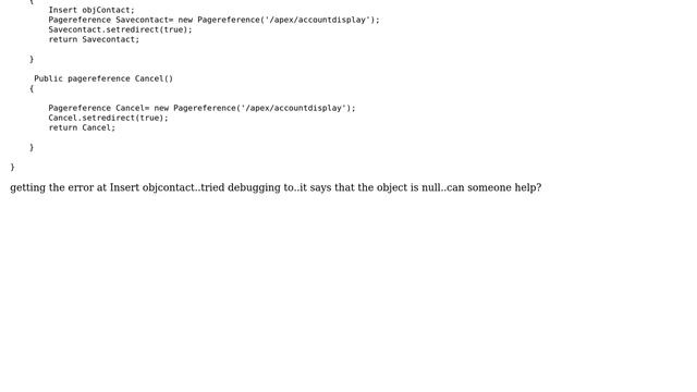 Salesforce: Getting a null pointer error..Attempt to de-reference a null object (2 Solutions!!) смотреть онлайн