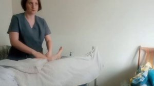 Массаж передней поверхности бедра для клиентки. Без слов. #массаж #похудение #тело #готовимсяклету